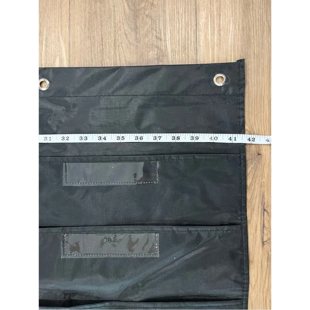 Black Hanging 30-Pocket File Pocket Chart Teacher Classroom
